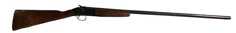 VINTAGE SPRINGFIELD MODEL 944 12 GAUGE SHOTGUN, 3 INCH CHAMBER, SIDE LEVER OPEN, APPROXIMATELY 35 7/8 INCH BARREL, APPROX. 51 1/2” OVERALL. NEEDS REFINISHED, AS-FOUND image