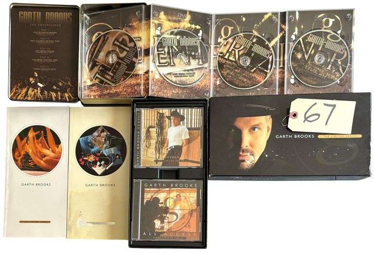 GARTH BROOKS "THE ENTERTAINER" COMPLETE CD SET, GARTH BROOKS "THE LIMITED SERIES" COMPLETE CD SET image