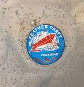 VINTAGE 14' ALUMINUM FEATHER CRAFT VAGABOND ATLANTA, GA SPEED BOAT ON GATOR BOAT TRAILER W/ EVINRUDE LARK 40HP MOTOR