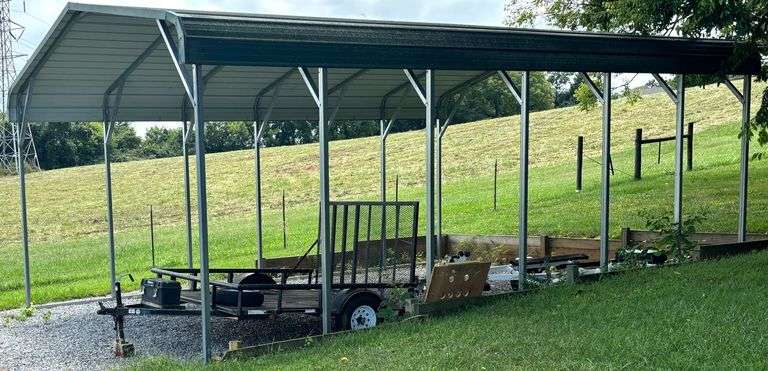 CAR PORT APPROXIMATELY 18' X 30' - BUYER RESPONSIBLE FOR REMOVAL