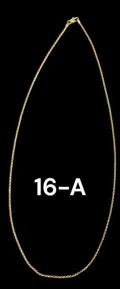14K (585) GOLD CHAIN/ NECKLACE, APPROXIMATELY 24” LONG, WEIGHS 8.90 GRAMS image