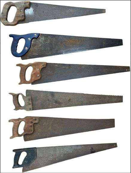 6 ASSORTED HAND SAWS AS-FOUND