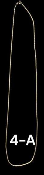 14K GOLD NECKLACE, APPROX. 23 1/2” LONG - 2.82 GRAMS image