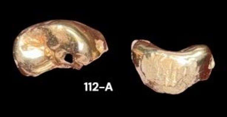 14K GOLD CROWNS/FILLINGS, 2.71 GRAMS TOTAL WEIGHT, *TESTED 16K* GOLD BY REPUTABLE JEWELER image