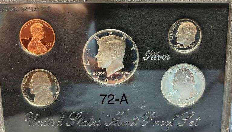 UNITED STATES MINT PREMIER SILVER PROOF SET 1993 image