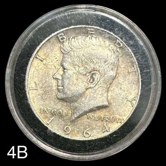 1964 KENNEDY HALF DOLLAR - 90% SILVER image