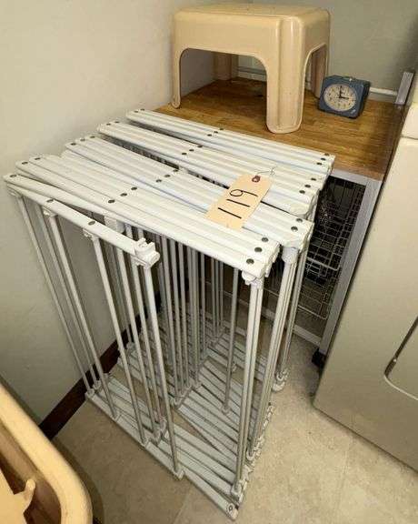 STEP STOOL, ROLLING LAUNDRY CART, DRYING RACKS image