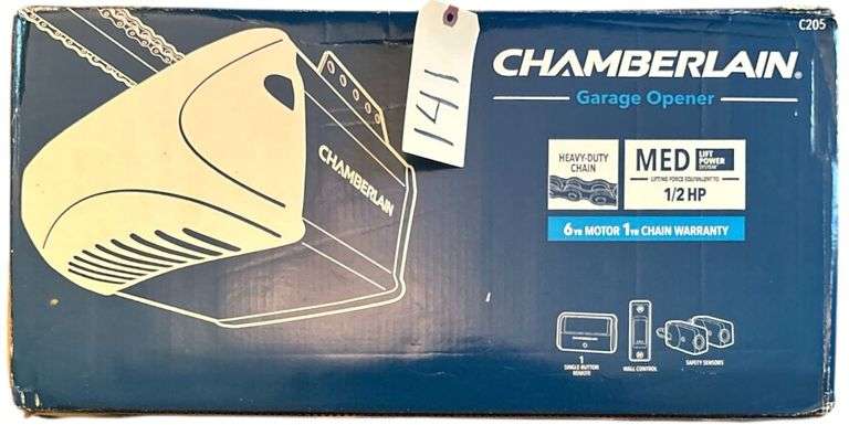 CHAMBERLAIN GARAGE OPENER MED LIFT POWER SYSTEM EQUIVALENT TO 1/2 HP image