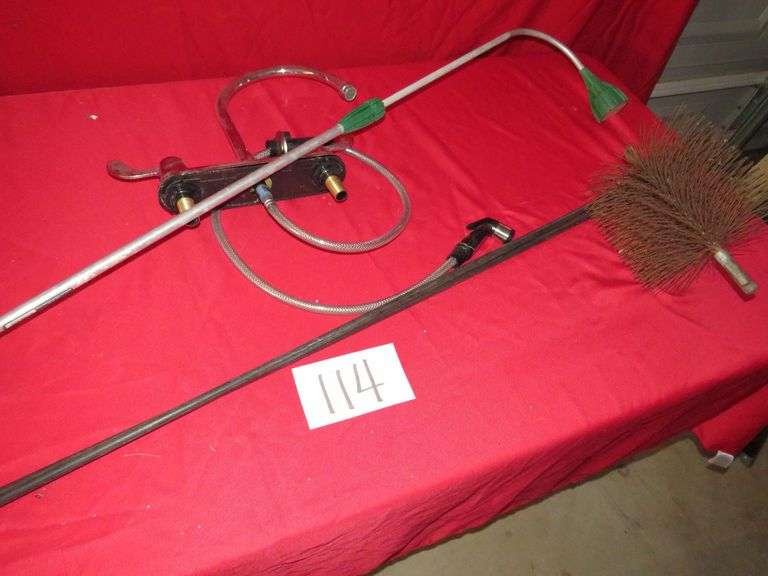 Chimney cleaning brush and more