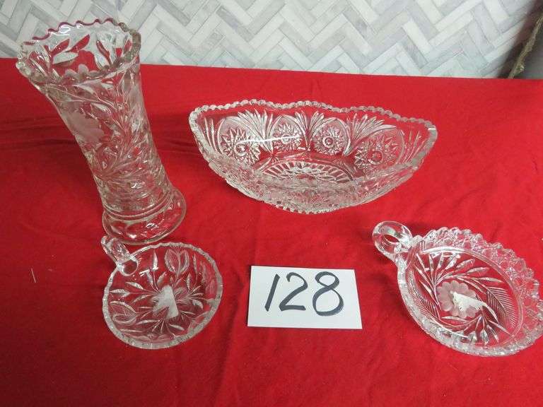 Cut Glass Crystal Lot