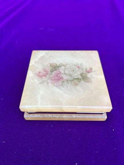 Alabaster Rossi-Volterra Picture Frame Made in Italy image