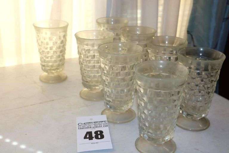 8 Fostoria "American" clear Iced Tea Glasses                                    **Matching Lot # 49 image
