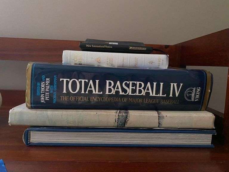 Lot of Assorted Books Including "Total Baseball IV"