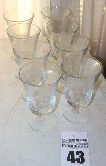 8 Fostoria "Century" - Clear Iced Tea Glasses                                          **Matching Lots #44,45, 46 & 47 image