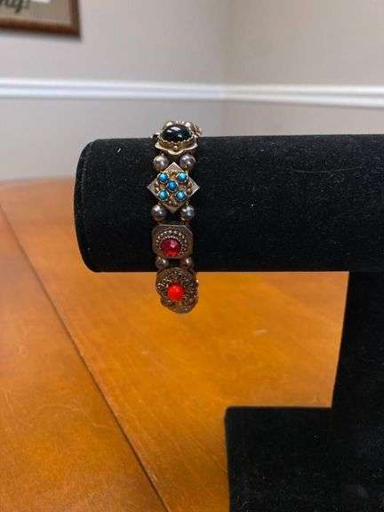 7in Vintage 1950s-60s Revival Slide Bracelet image