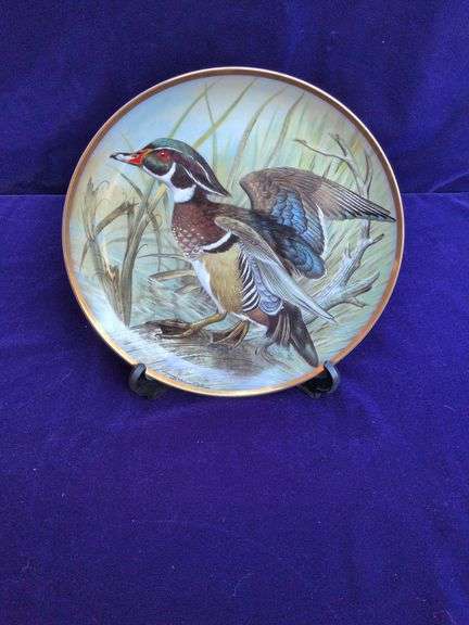 Vintage Franklin Plate, Wood Duck by Basil Ede and Stanf image