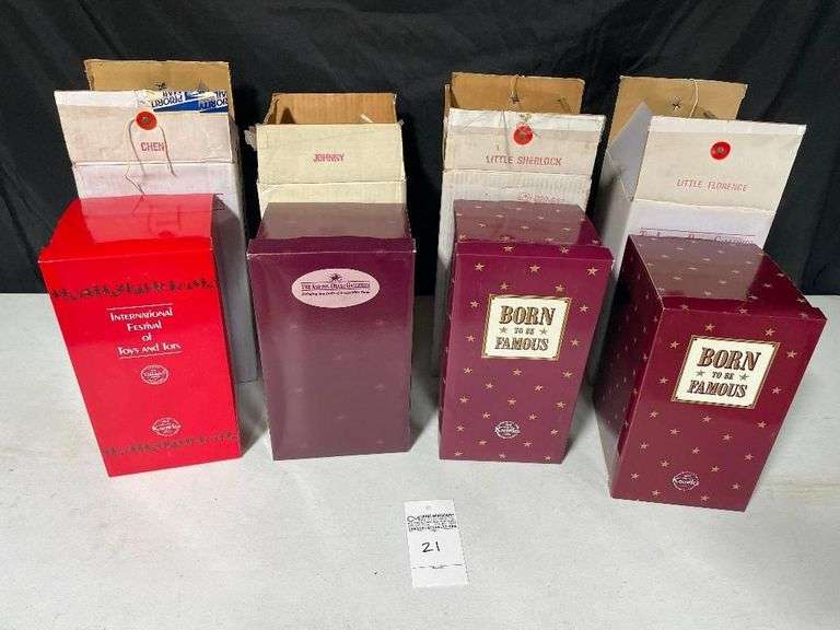 Ashton Drake Porcelain Dolls Collection - Chen, Johnny, Little Sherlock, Little Florence