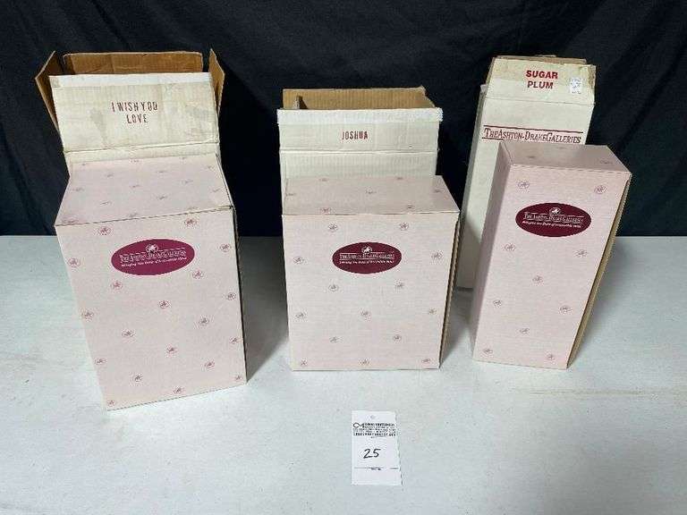 Ashton-Drake Galleries Porcelain Dolls - Sugar Plum, I Wish You Love, and Joshua
