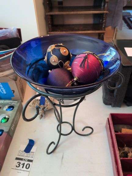 Cobalt Blue Bowl with Stand image