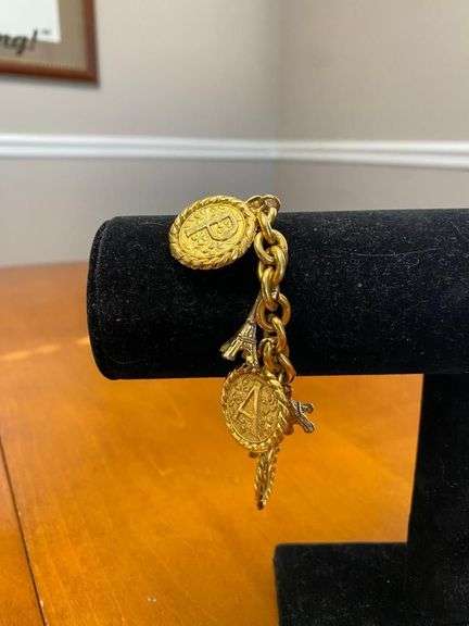 7in Vintage Paris Charm Bracelet