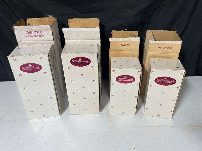 Ashton-Drake Galleries Porcelain Dolls - The Little Drummer Boy, Courtney, Daisy Ann, and Meagan Rose