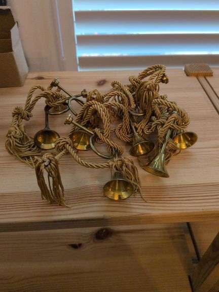 6 Brass Horns Ornaments image