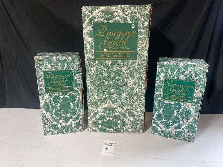 Designer Guild Collection Dolls by Linda Steele - Jack, Kimi, Ramona