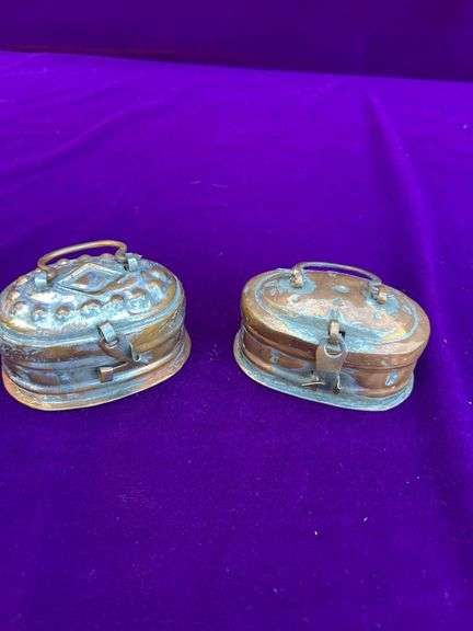 Vintage Turkish Hammam Bath Soap Boxes -2 Small-3”x2”x2” image