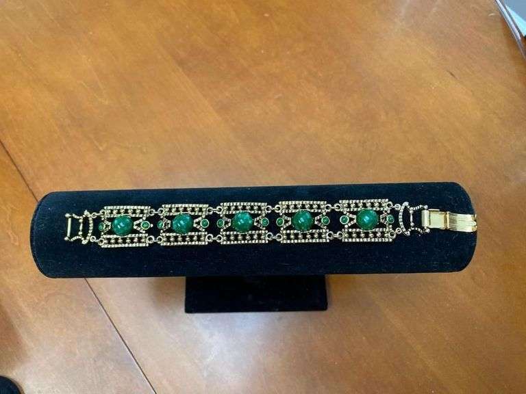 7in Vintage Gemstones Bracelet