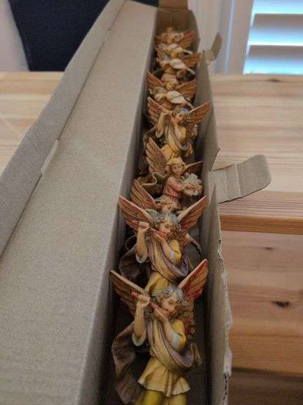 12 Vintage Fontanini Angels Ornaments image