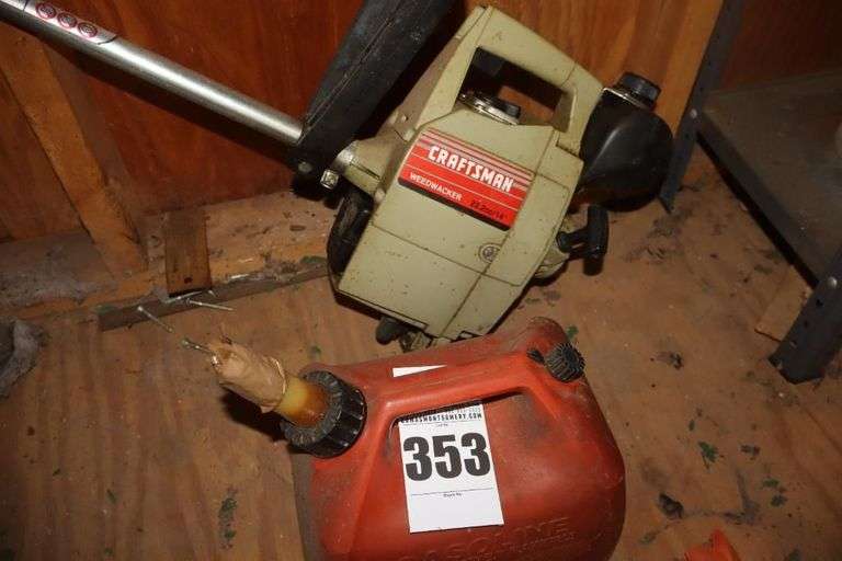 Craftsman Weed Wacker Gas Power with Gas Can image