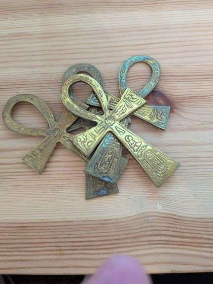 4 Ankh Key of Life Ornaments image