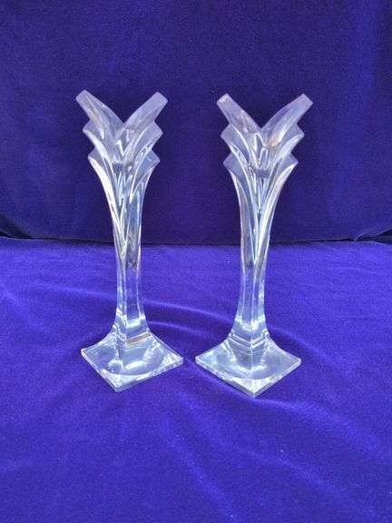 Mikasa Deco Crystal Candlesticks image
