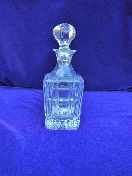 Crystal Decanter Possibly Chantilly, Made in Czech Republic image