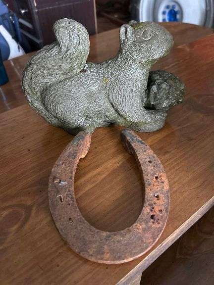 Horseshoe and Cement Squirrel image
