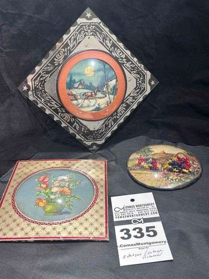 3 - Antique / Vintage Bubble Glass Dome Pictures image