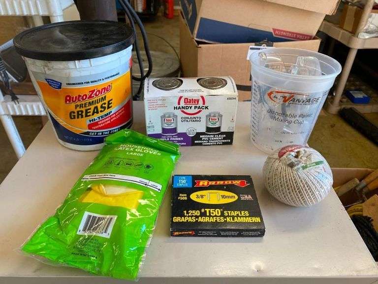 AutoZone Grease, Datey Handy Pack, Staples, Safety Glasses, and more! image