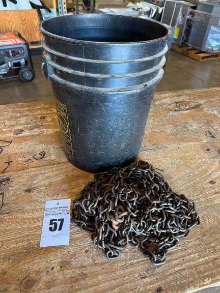 Lot of Assorted Metal Chains image