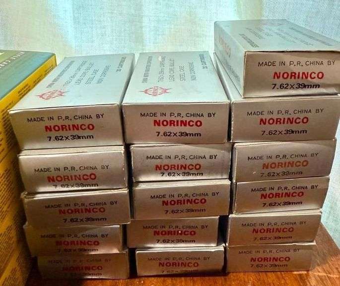 Mixed Lot: Winchester & Norinco 7.62x39mm Ammunition (Various Types) image