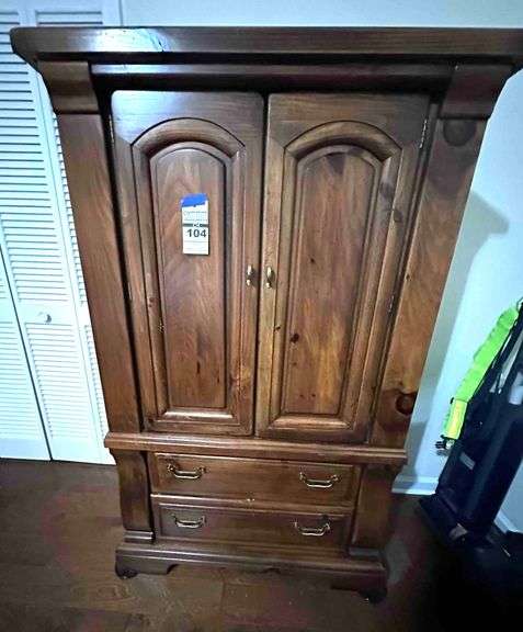 Armoire with Double Doors & 4 Drawers image