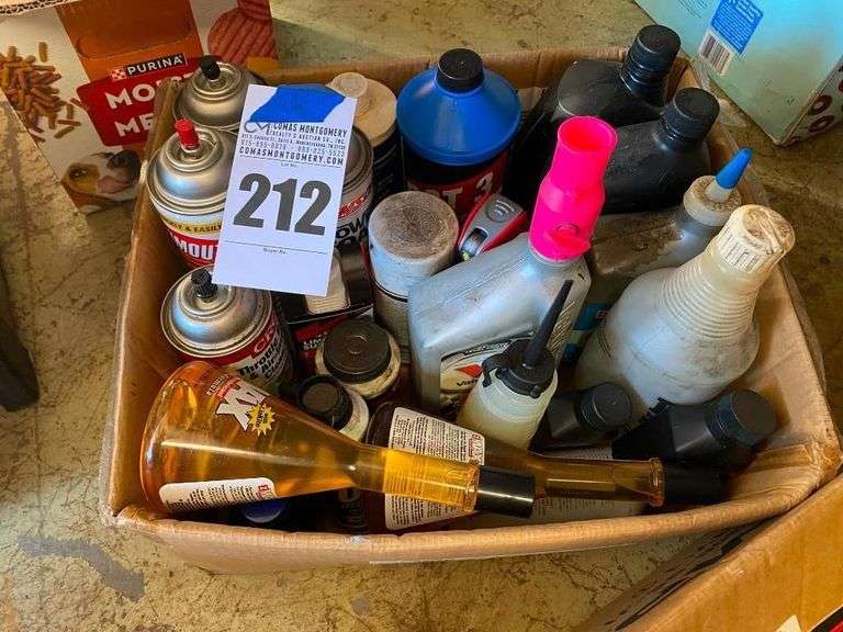 Lot of Automotive Fluids and Cleaners image