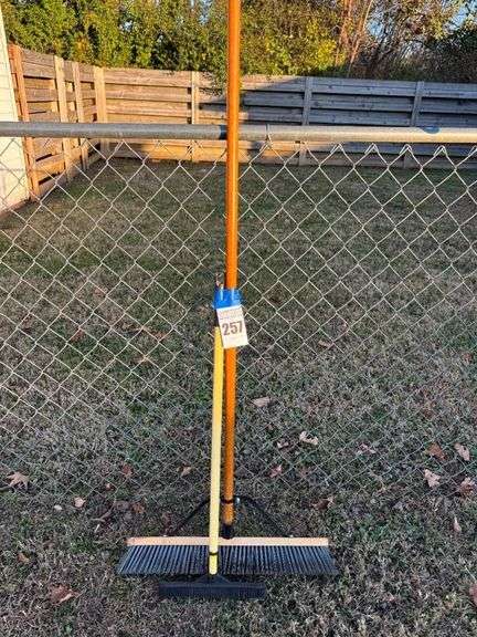 Lot of Two Push Brooms image