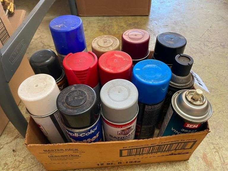 Assorted Spray Paint Lot - VHT, Dupli-Color, Kilz, GunK, SEM and More! image