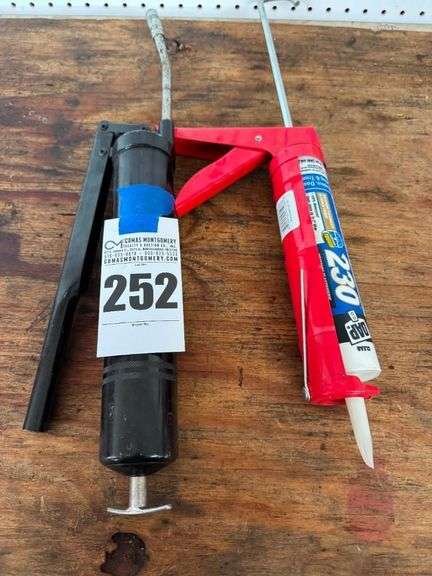 Lot of Two Grease and Caulk Guns image