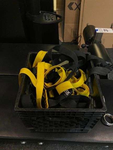 Lot of TRX Suspension Trainer Straps image
