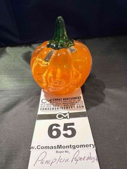 Pumpkin Paperweight - "Joe Rice" image