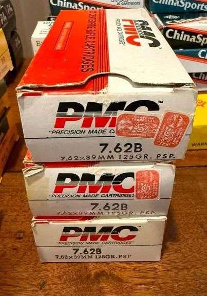 Three Boxes of PMC 7.62B Ammunition image