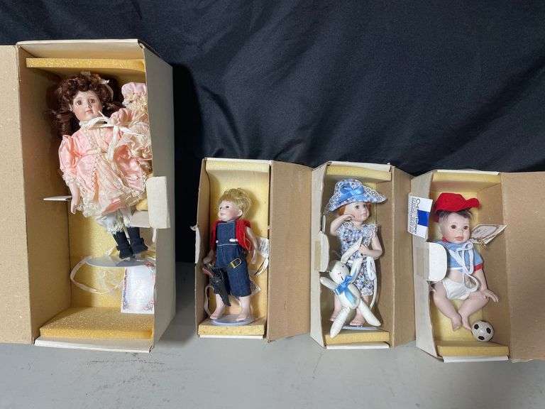 American Artists Collection Dolls by KAIS Inc. - Shauna, Ginger, Andrew, Raymond