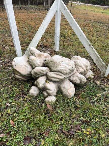 Hollow Decorative Rock - Buyer to Remove