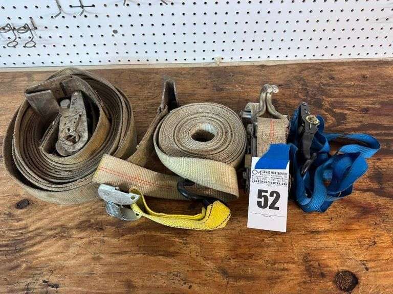 Assorted Straps and Ratchet Tie Downs image